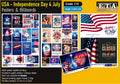 Affiches et Panneaux USA 4 Juillet Indépendance – Diorama 1/35 & 1/24 – ETA n°172
