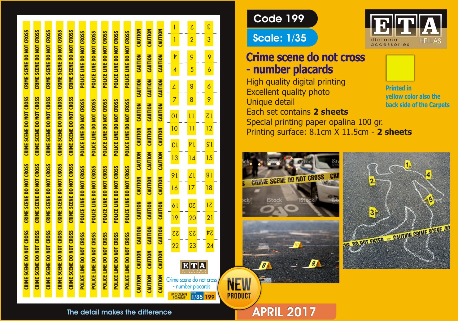 Crime Scene Do Not Cross – Diorama 1/35 – ETA n°199