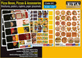 Emballages boîtes à pizza papier – Diorama 1/24 – ETA n°241