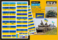 Ukraine - Drapeaux papier – Diorama 1/72 – ETA n°337