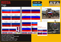 Drapeaux russes papier – Diorama 1/35 – ETA n°359