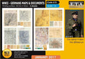 Cartes allemandes 2ème guerre mondiale WWII papier – Diorama 1/6 – ETA n°615
