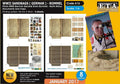 Sacs de sable allemands 2ème guerre mondiale WWII papier – Diorama 1/6 – ETA n°616
