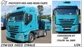 Lot complet Iveco Stralis - Accessoire Maquette Camion - CTM 019