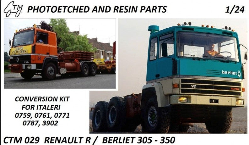Lot complet Renault Série R - Accessoire Maquette Camion - CTM 029