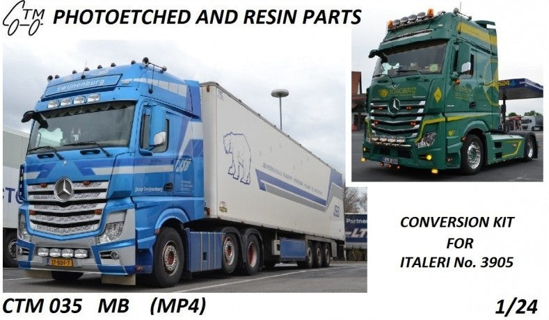 Lot Complet Détails Mercedes Actros MP4 - Accessoire Maquette Camion - CTM 035