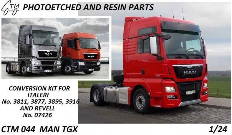 Lot Complet Détails MAN TGX Euro 5 & Euro 6 - Accessoire Maquette Camion - CTM 044
