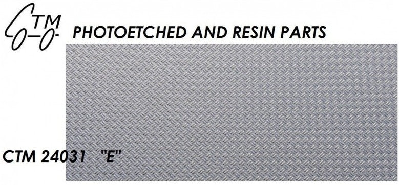 Feuille Aluminium Strié - Accessoire Maquette Camion CTM 24031