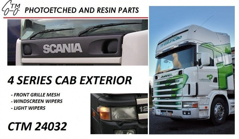 Extérieur Cabine Scania Série 4 - Accessoire Maquette Camion - CTM 24032