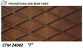 Plaque Grille Métallique pour Camions et Remorques - Accessoire Maquette - CTM 24042