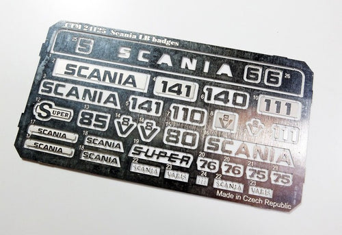 Badges Scania LB 141 Heller - Accessoire Maquette Camion - CTM 24125