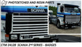 Badges Scania Série 2 - Accessoire Maquette Camion - CTM 24128
