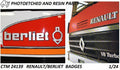 Badges Renault / Berliet - Accessoire Maquette Camion - CTM 24139