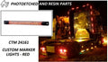 Feux Carénages Cabine Rouge - Accessoire Maquette Camion - CTM 24161