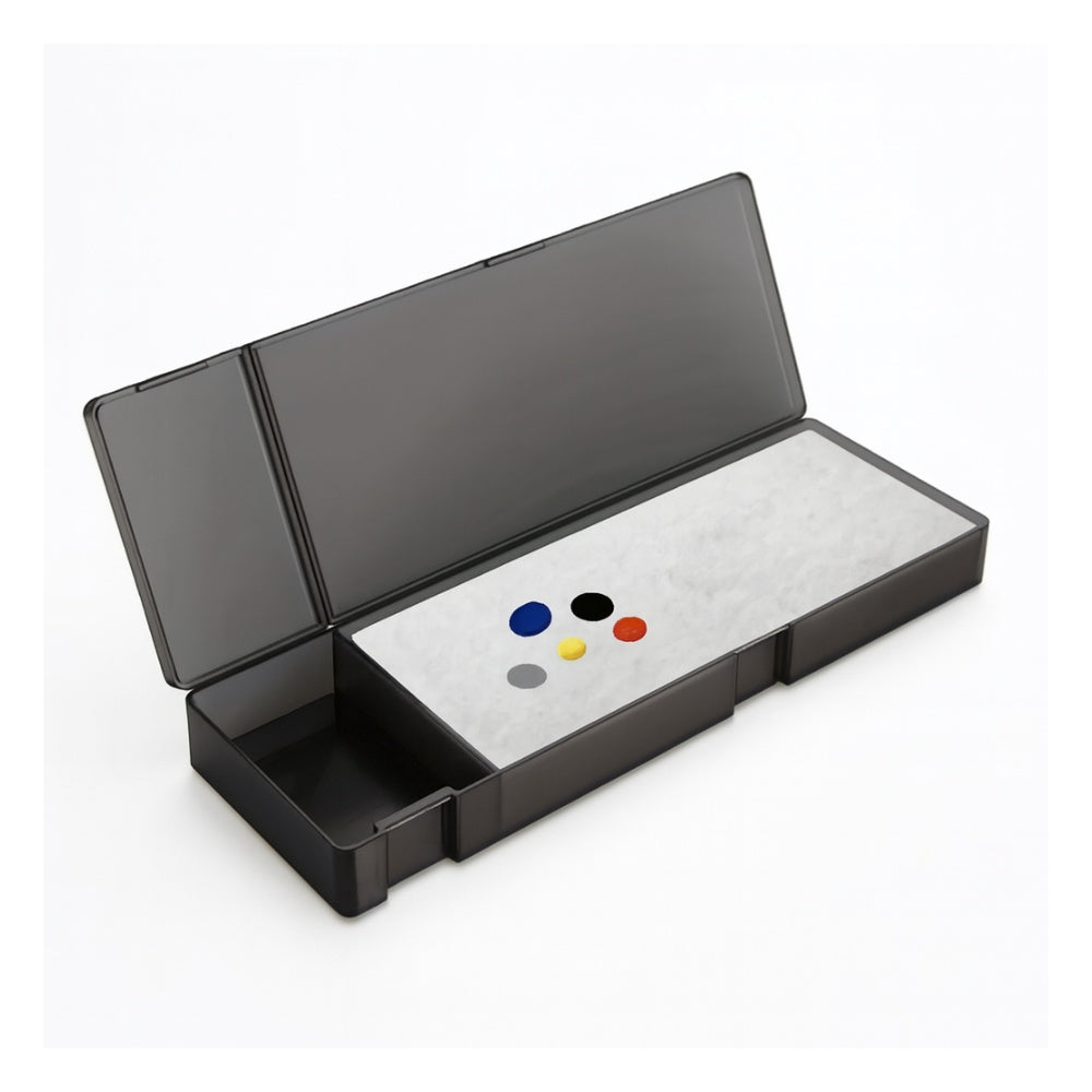 Boîte de Mélange Peinture Plastique Noir – Palette Hydratante – Art & Modélisme