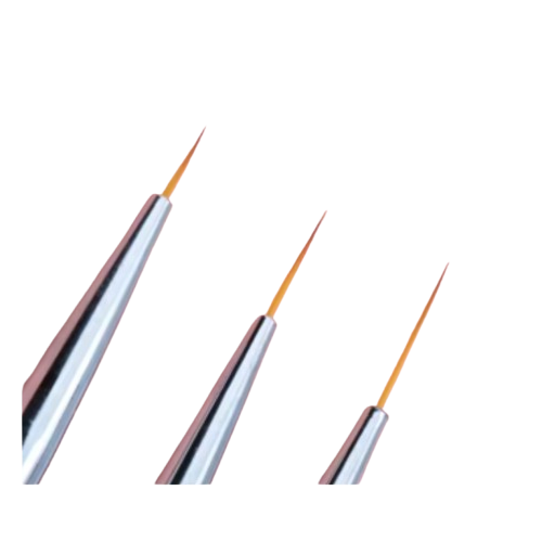 Lot de 3 Pinceaux Liner Extra-Fins – Modélisme, Figurines & Nail Art