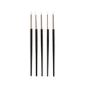 Lot de 5 Pinceaux à Pointe Silicone Très Fins – Peinture, Aquarelle & Modelage