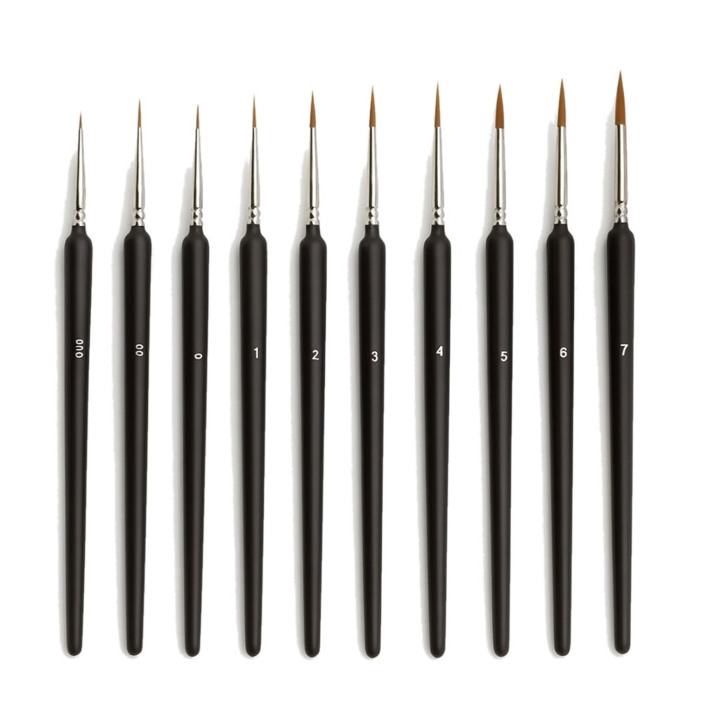 Lot de 10 Pinceaux Ultra-Fins – Modélisme, Figurines & DIY
