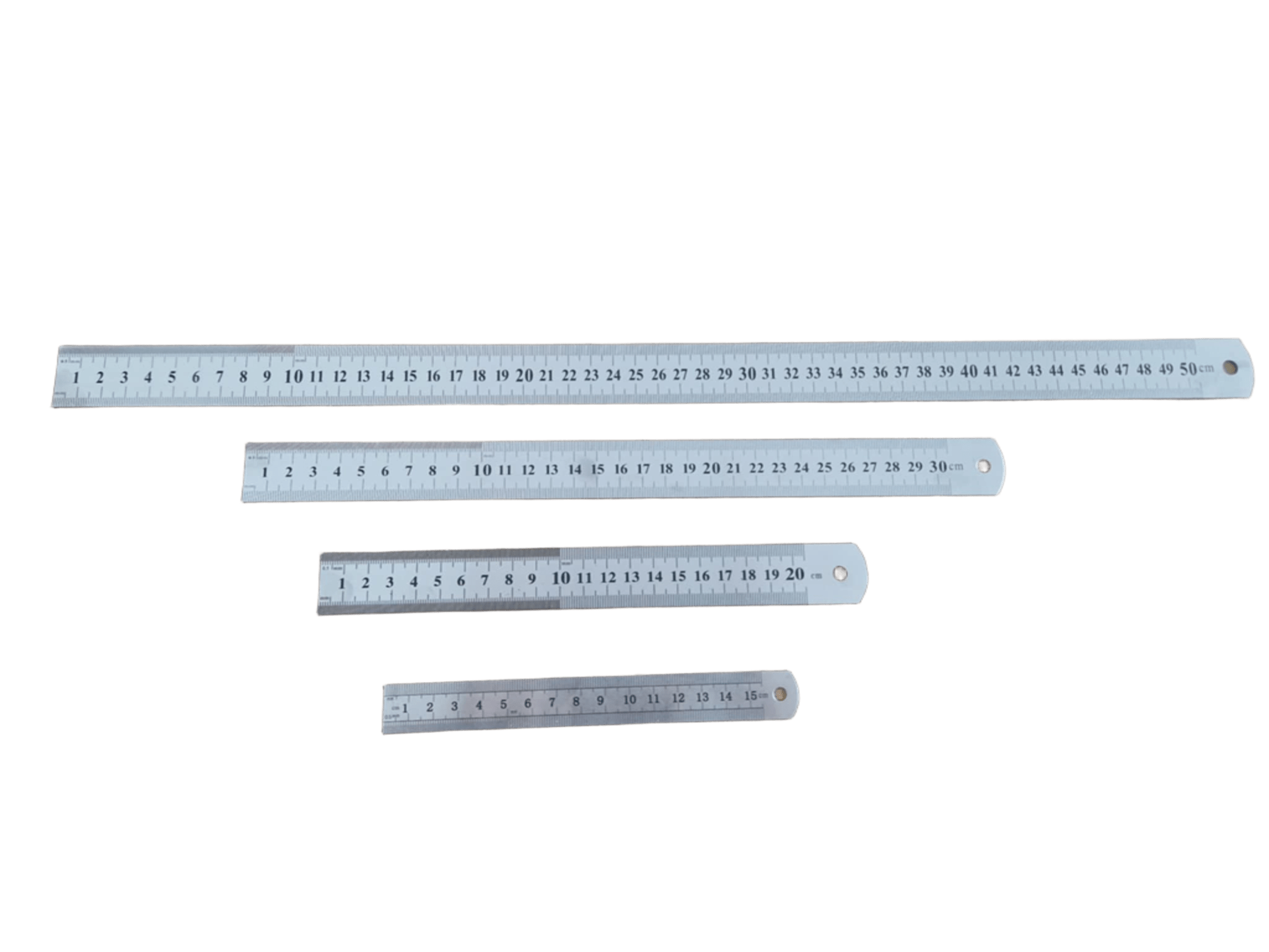 Règle en Inox – Réglet de Précision 10 à 50 cm – Modélisme & Tracés