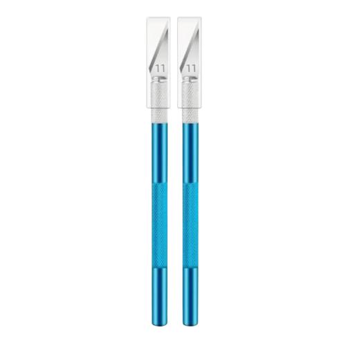 Scalpels x2 aluminium – Outils de précision pour modélisme, DIY, loisirs créatifs