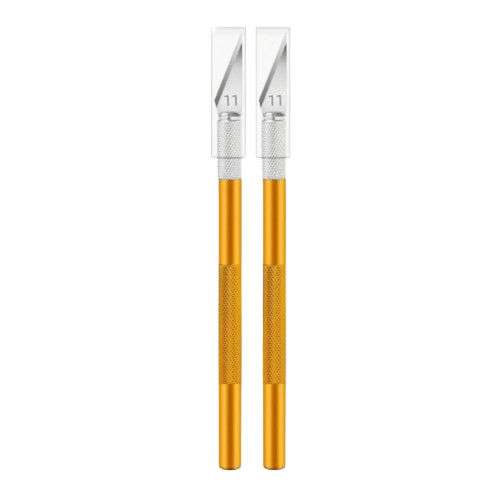 Scalpels x2 aluminium – Outils de précision pour modélisme, DIY, loisirs créatifs